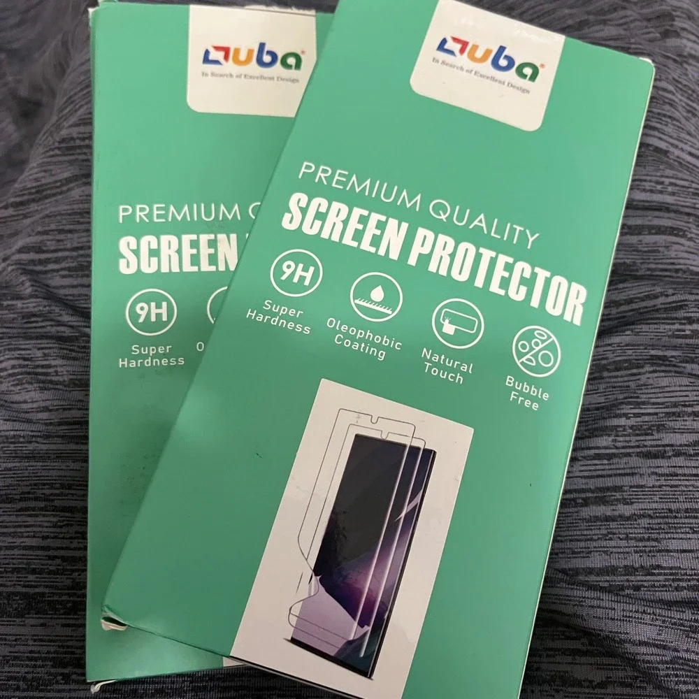 Lot of 2 Packs 9H Tempered Glass Screen Protector Samsung Galaxy S24 Oleophobic